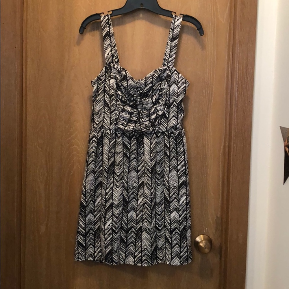 Black and white dress